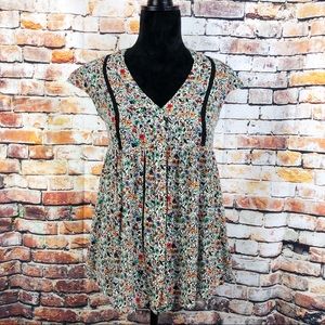 4 FOR $20 Vanessa Virginia Floral Tunic Top